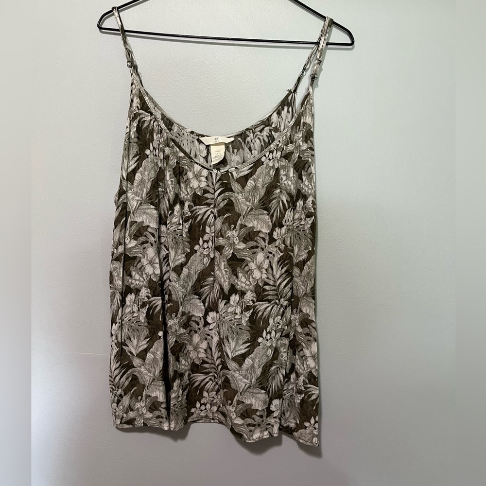 H&M Brown and Tan XL Camisole